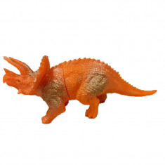 Figurina dinozaur Arrhinoceratops 16 cm Mini Junior 111360-6, Portocaliu foto