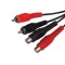Cablu 2xRCA tata - 2xRCA mama, 10m, 401944