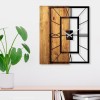 Ceas de Perete Decorativ Lemn Tanelorn Wooden Clock 37 Nuc 58x49 cm