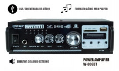 AMPLITUNER,STATIE AUDIO 120W,MP3 PLAYER,BLUETOOTH,TELECOMANDA,MICROFON BONUS.NOU foto