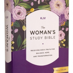 Kjv, the Woman's Study Bible, Hardcover, Red Letter, Full-Color Edition, Comfort Print: Receiving God's Truth for Balance, Hope, and Transformation