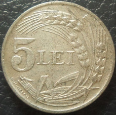 Moneda 5 LEI - ROMANIA - REGAT, anul 1942 *cod 749 - Zinc foto
