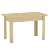 Cumpara ieftin Masa de dining Quiin, extensibila, nuc, 120-174x70x74cm