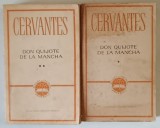 DON QUIJOTE DE LA MANCHA , VOLUMELE I - II de MIGUEL DE CERVANTES , 1965