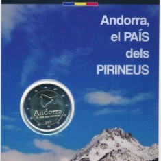 ANDORRA 2017 -2 euro comemorativ” “The Pyrenean country” coincard / BU