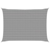 vidaXL P&acirc;nză de umbră Antracit și Alb 5 x 7 m HDPE 42032780