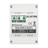 Doza derivatie video 4 iesiri - ELECTRA VCB.04SC3.ELGTL SafetyGuard Surveillance