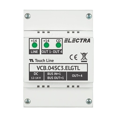 Doza derivatie video 4 iesiri - ELECTRA VCB.04SC3.ELGTL SafetyGuard Surveillance