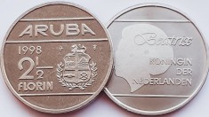 2354 Aruba 2&frac12; Florin 1998 Beatrix tiraj 8.000 km 6 UNC