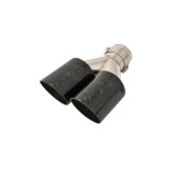Ornament toba dublu carbon forjat intrare 63mm Cod: NXMS89-63
