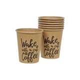 Pahare de unica folosinta pentru cafea, set 10 buc, 270 ml, Carton, ATU-087199, Oem