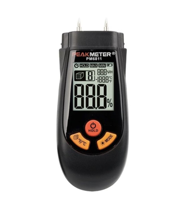 Instrument profesional PEAKMETER PM6811 pentru masurarea umiditatii lemnului