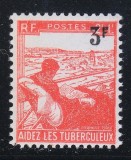 Franta 1946 - Pentru tuberculoși, supratipar, neuzat