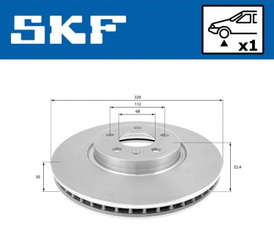 SKF VKBD 80178 V1 Disc frana foto