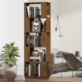vidaXL Bibliotecă/Separator cameră maro miere, 51x25x163,5 cm lemn pin
