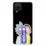 Husa compatibila cu Samsung Galaxy A12 Silicon Gel Tpu Model Rick And Morty Connected