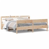 Cumpara ieftin Cadru de pat fara saltea, 180x200 cm, lemn masiv pin