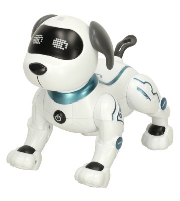 Jucarie interactiva, caine robot acrobatic, inteligent, cu telecomanda, 23x13 x 21,5cm foto