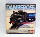 board game vintage DAMPFROSS 1980s _ joc de societate cu tematica feroviara _ lb. Germana