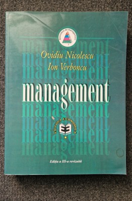 MANAGEMENT - Nicolescu, Verboncu 1999 foto