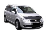 Husa Capota Auto Piele Ecologica Neagra Touran 2007-2011 + Carlige Fixare