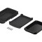 Carcasă desktop BOPLA BoVersa neagră 88x162x45 mm IP66/IP68