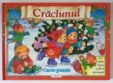 CRACIUNUL , CARTE PUZLE , 2009 *LIPSA O PIESA PUZZLE