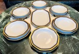 Set - farfurii / masa - Winterling - Marktleuchten - 6 persoane - poleit cu aur 24K - 6 persoane, Decorative