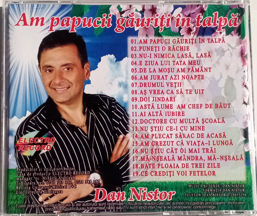 DAN NISTOR - AM PAPUCII GAURITI IN TALPA CD AUDIO