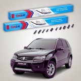 Cumpara ieftin Ștergătoare Suzuki Grand Vitara II JT 5 Uși 2012-2015 | Set Față Flat Premium &ndash; TeamCar&reg;