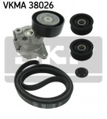 Set curea transmisie cu caneluri MERCEDES C-CLASS (W204) (2007 - 2014) SKF VKMA 38026 foto