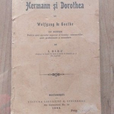 Hermann si Dorothea de Holfgand de Goethe cu notite de L.Bidu Anul 1902