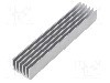 Radiator extrudat, aluminiu, 100mm x 21mm, aluminiu, FISCHER ELEKTRONIK - SK 653 100 AL