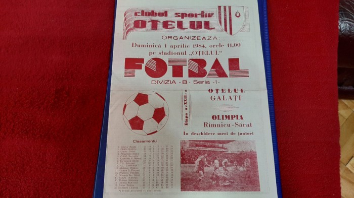 program Otelul Galati - Olimpia Rm. Sarat