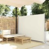 VidaXL Copertină laterală retractabilă, crem, 160x500 cm 45461
