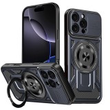 Husa iPhone 16 Pro Asteroid GSM RuggedCam, albastru