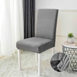 Cumpara ieftin Set 6 Huse Elastice pentru Scaun Gri -JO218