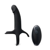 Vibrator Double Penetration Black