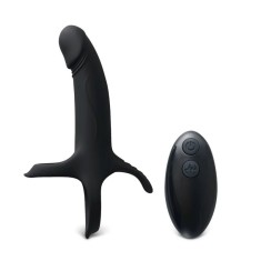 Vibrator Double Penetration Black