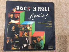 formatia super grup electrecord dan mandrila rock&amp;#039;n roll again disc vinyl lp foto