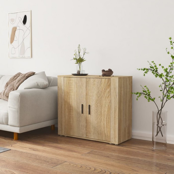 Gossi dulap, stejar sonoma, 80x33x70 cm, lemn compozit