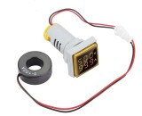 Voltmetru si Ampemetru Digital MRG MAD22 , Patrat, LCD, AC 50-500V, 100A C1125