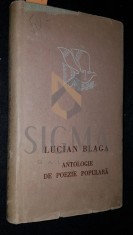 ANTOLOGIE DE POEZIE POPULARA foto
