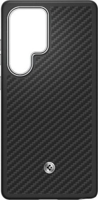 Husă de protectie Samsung Aramid Case pentru Galaxy S25 Ultra S938 Neagră Argintie Blister GP-FPS938PGABW foto
