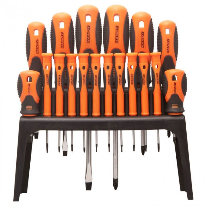 HANDY - Set de 18 surubelnite cu suport - 10712