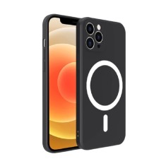 Huse silicon cu protectie camera MagSafe Iphone12 Pro Max , Negru