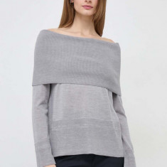 Max Mara Leisure pulover de lână femei, culoarea gri, light 2416360000000