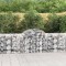 vidaXL Coșuri gabion arcuite 5 buc, 200x50x80/100 cm, fier galvanizat 3146302
