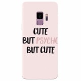Husa silicon pentru Samsung S9, Cute But Psycho