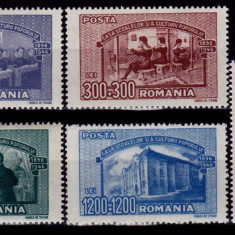 Romania 1947 LP213 Casa scoalelor , serie MNH